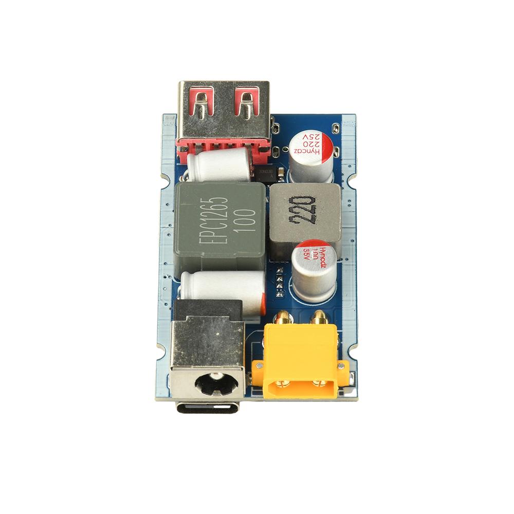 205W High Power Fast Charging Module PD QC 3.0/5.0 AllProtocols Step-up Step-down XT30/XT60 Interface Dual Port for Multi-device