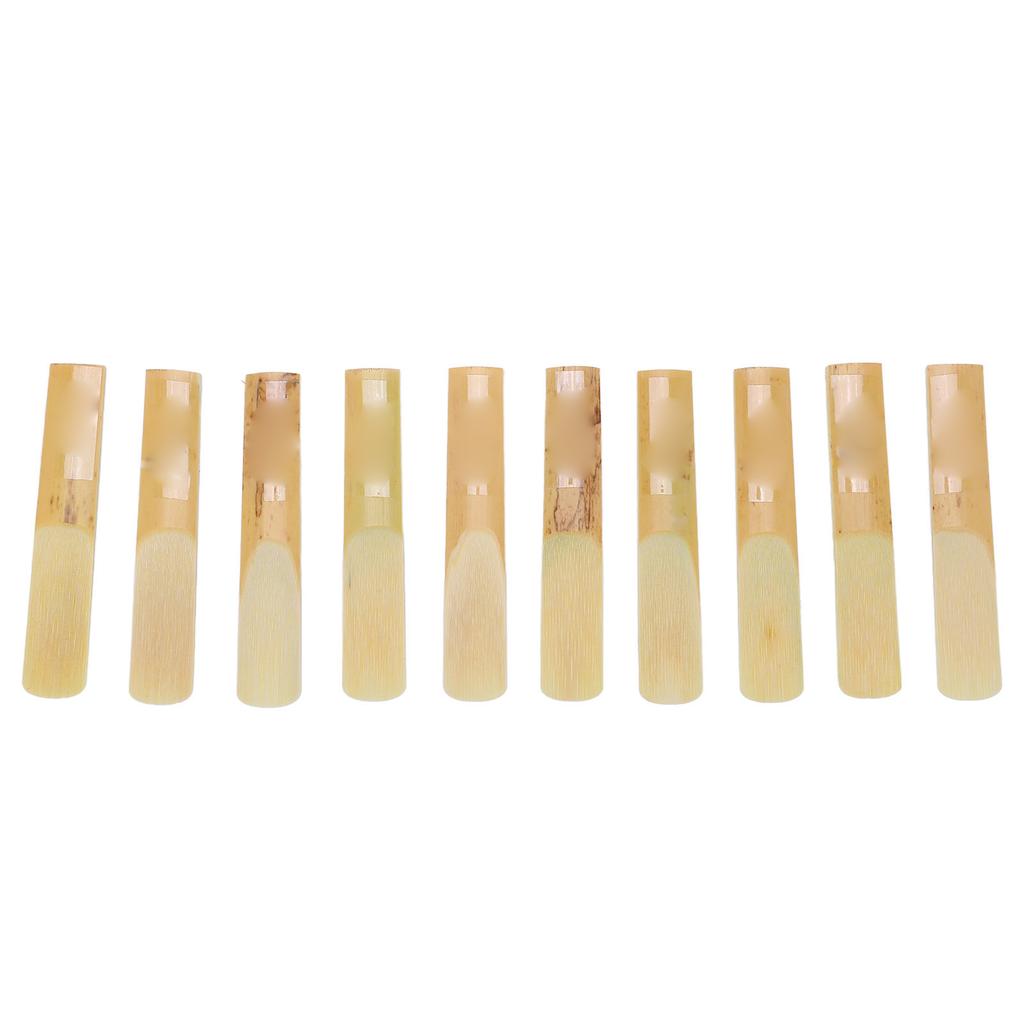 10Pcs 3.0 Clarinet Reed Wood Colour B Flat Traditional Reeds Musical Instrument Accessories