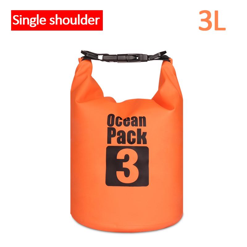 500D Waterproof Swimming Bag Dry Sack 2/5/10/15/20/30L Waterproof Floating Dry Gear Bags For Boating Fishing Rafting Swimming