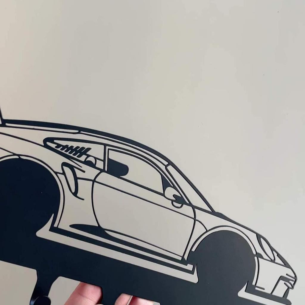 Металлический настенный держатель для ключей от машины в индустриальном стиле с современной эстетикой, многофункциональные кольца для ключей для домашнего декора