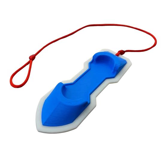 Mini Finger Skateboard Toy Lightweight Plastic Small Fingerboard with Rope Non-slip Air Surfing Board Toy Kids Skaters Surf Fans Gifts