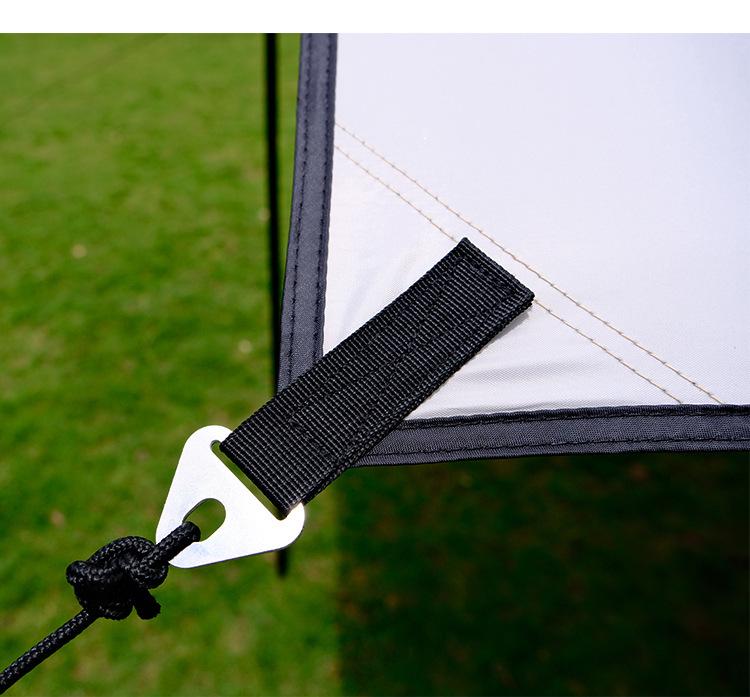 Портативная уличная тентовая палатка - Защита от солнца и дождя, Пергола с серебристым покрытием для кемпинга и использования в парке.