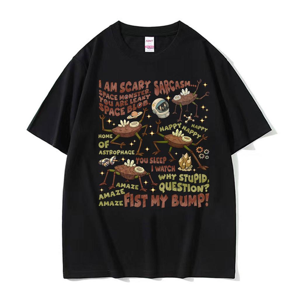 Rocky Amaze Project Hail Mary Graphic T Shirts Unisex Women Fashion Vintage Street Short Sleeve T Shirt Casual Pure Cotton Tshirts