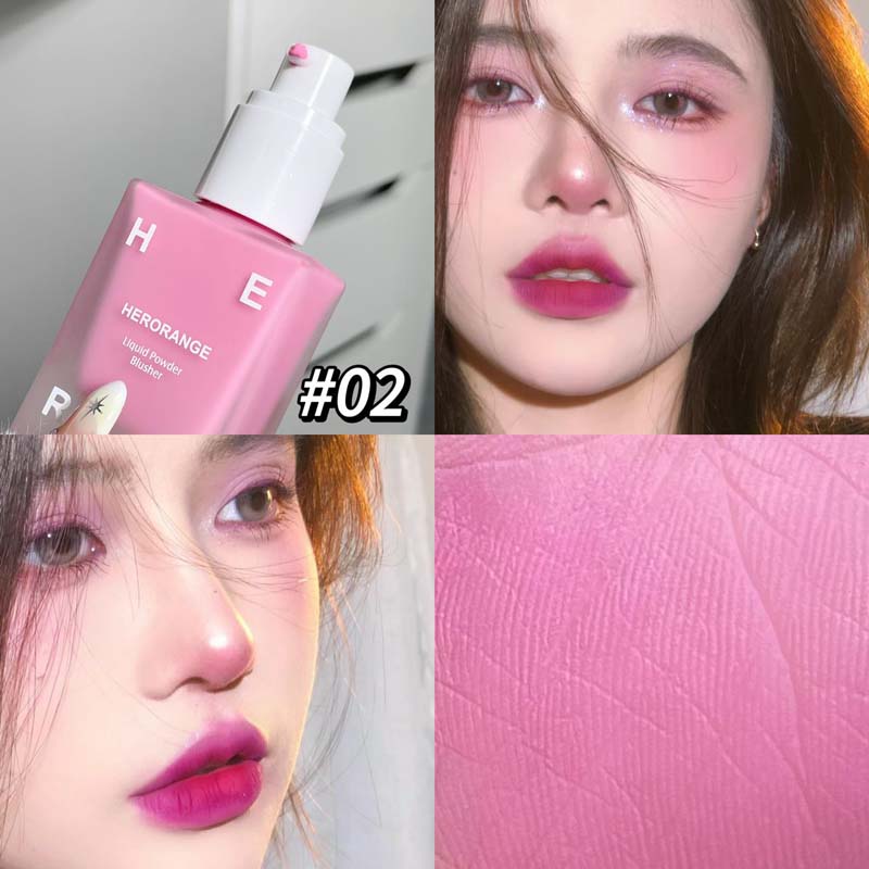 HERORANGE Liquid Blush Brightens And Lasts For A Natural Look Rouge Makeup
