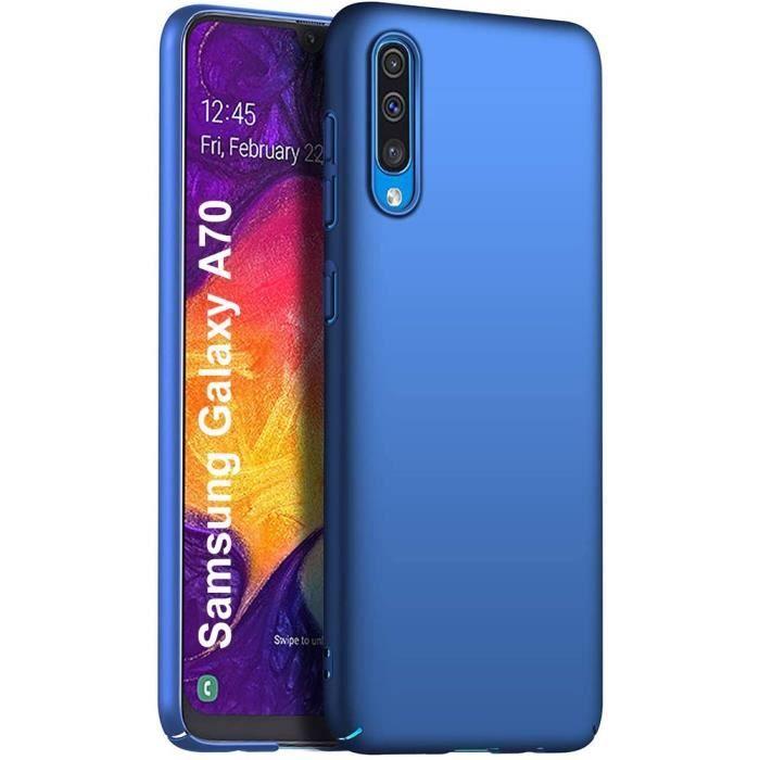 Protective Case - PROSHOP - Samsung Galaxy A70 - Flexible - Shockproof - Blue Color