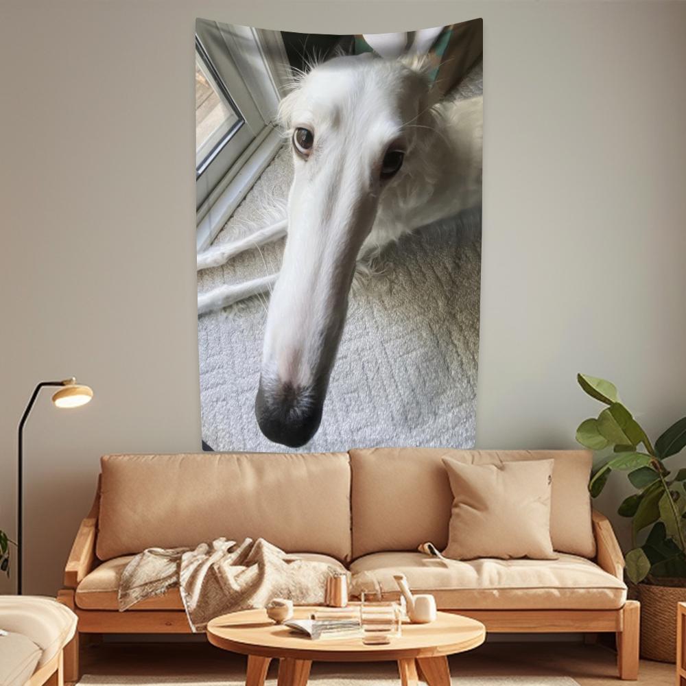 Funny Animal Meme Tapestries Let Me Do It For You Dog Kawaii Room Decoration Aesthetics Wall Hanging Dorm Bedroom Backdrop