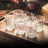 Набор бокалов для вина из 6 стеклянных кружек Baijiu, винный горшок, чашка для красного вина, маленькие чашки, диспенсер для вина, набор для питья спиртных напитков Home SGlass