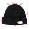 Winter Cloth Tag Skullies Cosplay Crown Wool Hat Knitted Hat Men Beanies Cap Korean Style Caps