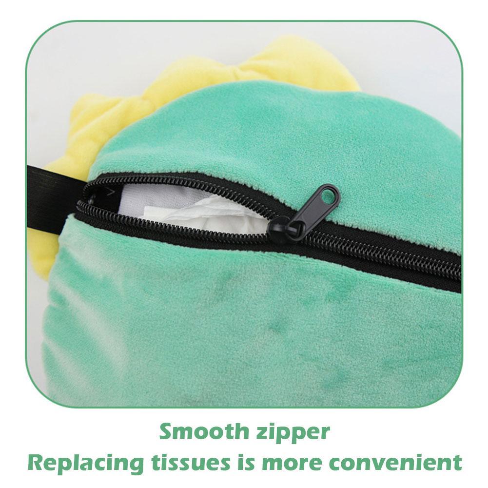 Милый держатель для салфеток в машину, держатель для коробки для салфеток в машину, плюшевая коробка для салфеток, автомобильные коробки для салфеток в машину, коробка для хранения салфеток P1L9