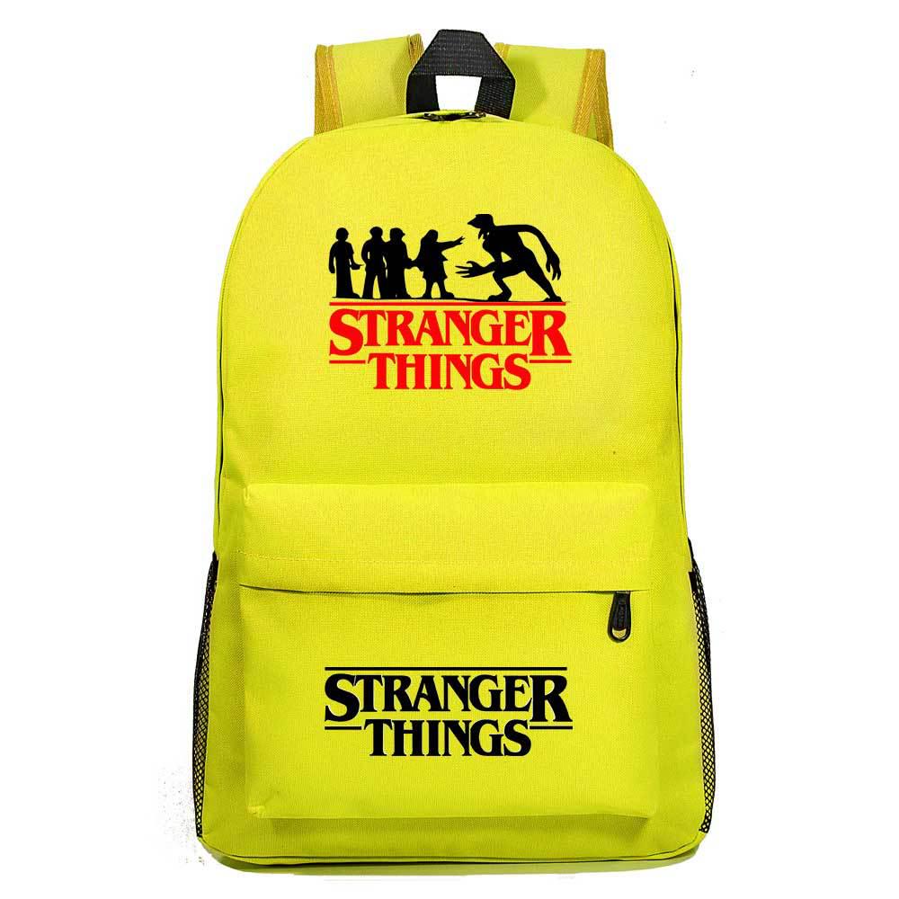 Школьный рюкзак Stranger Things, мужской и женский повседневный рюкзак CLE