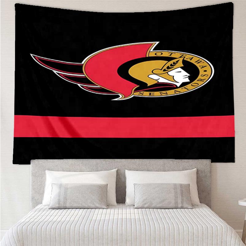 Senators Heritage Tapestry, Unique Design Tapestry, Wall Decor for Bedroom,Livingroom, Playroom,Heartwarming Fan Holiday Gifts