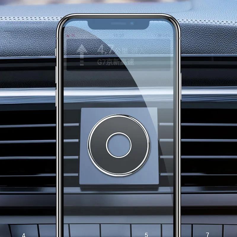 Магнитный автомобильный держатель для телефона, магнитный автомобильный кронштейн, GPS-смартфон, мобильная поддержка в автомобиле для iPhone, Samsung, Xiaomi