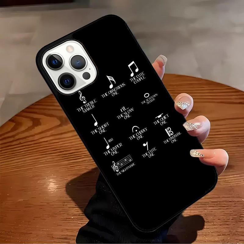 Music Note Musical Treble Clef Phone Case For iPhone 17 Air 16 15 14 13 12 11 Pro Max Max Plus Bumper Case Cover