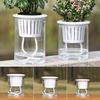 Transparent Self-Watering Pot Planter For Indoor /Outdoor Plants Flowers Plastic