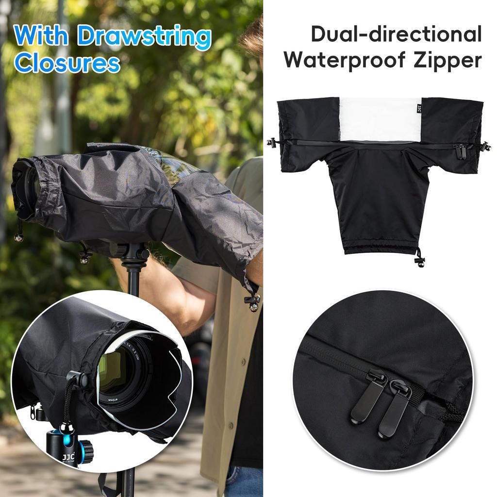 Professional Waterproof Camera Rain for and Other DSLR and Mirrorless Cameras with Camera Photography Rain Gear Cover/Raincoat Canon, Nikon, Sony,