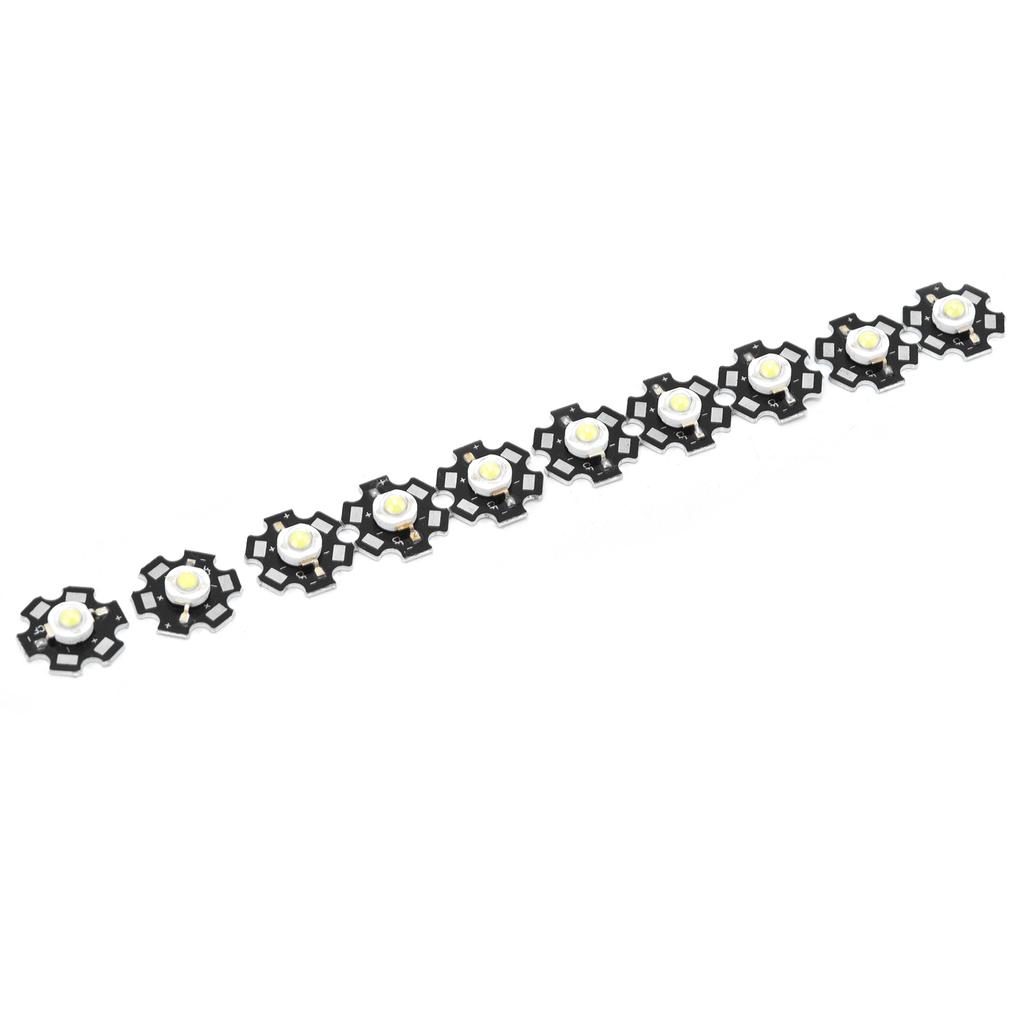 10 шт. ультра яркий светодиодный чип 3 В DIY световые бусины для потолочного освещения фонарик настольная лампа