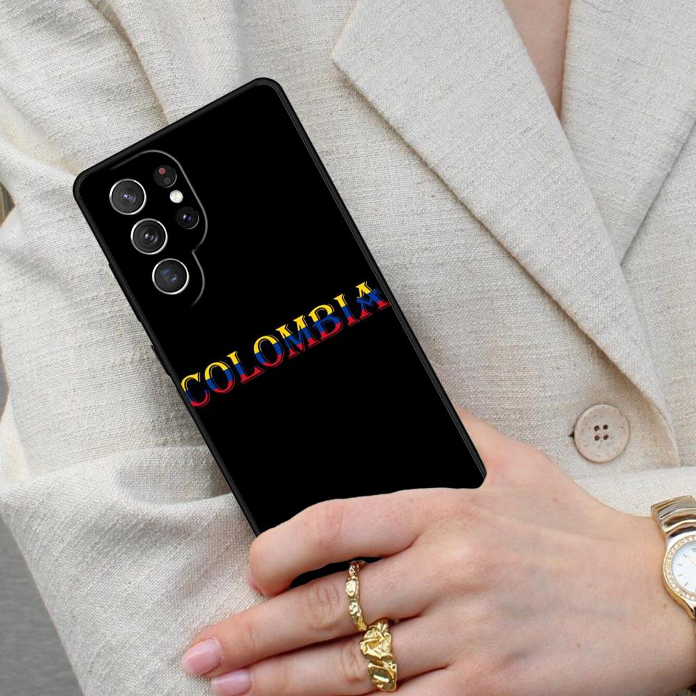Чехол для телефона с флагом Колумбии для Samsung Galaxy S26 Ultra S25 S24 S23 S22 S21 S20 Note10