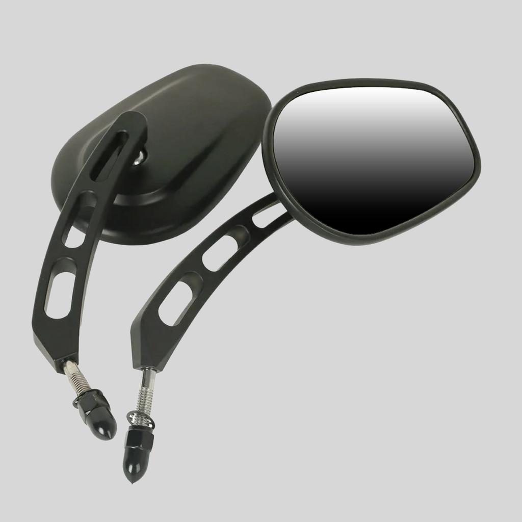 Motorcycle Rear View Side Mirror 8mm For Harley Road King Touring XL 883 Sportster Fatboy Dyna FXDF FLSTF Softail Springer V-ROD