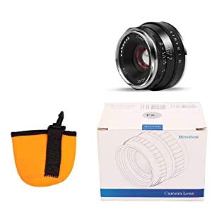 Pergear 25mm Interchangeable Lens for Sony Camera Interchangeable Lens Bright Bokeh Perfect for Portrait and Landscape 6 A3000 A5000 A6000 A3500 A5100