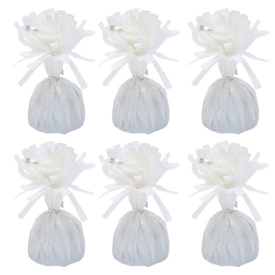 6 шт. грузила для воздушных шаров, анти-плавающие воздушные шары, гравитационные блоки, фольга, завернутая в бумагу, долговечные многоразовые изысканные украшения из воздушных шаров для свадебной вечеринки и выпускного вечера