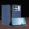 Кожаный Кошелек-Чехол Книжка с Кошкой для Телефона Для Redmi K70 Ultra K60 Ultra K60 K50 Ultra K40 Redmi A5 A3x A3 A1 Защитный Чехол-Книжка