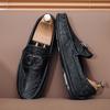 Мужская обувь новая летняя удобная дышащая обувь на мягкой подошве кожаная обувь универсальная классическая деловая обувь мужская обувь обувь Doudou