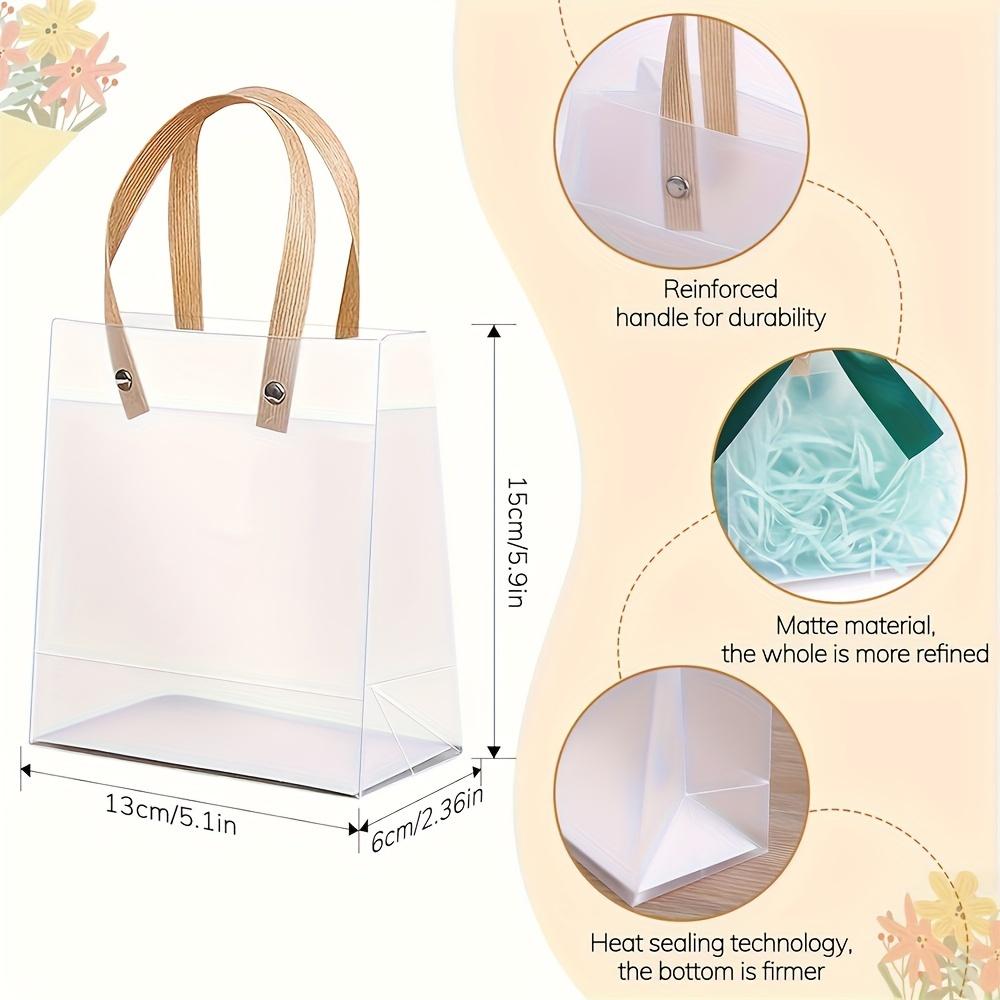 10 шт. Маленький подарочный пакет с ручкой для вечеринки, семейного дня, юбилея, дня рождения, праздничного благословения, подарочная упаковка, сумка для свадьбы