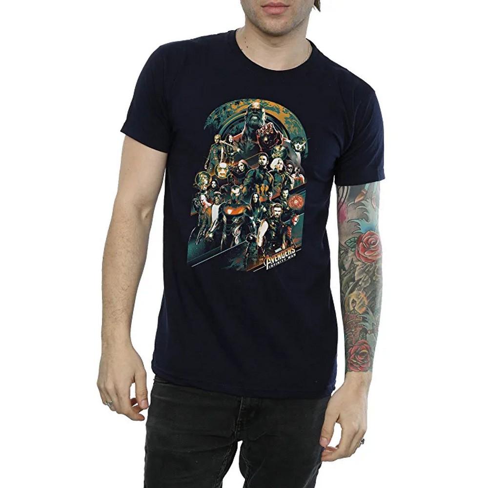 Avengers Infinity War Mens Characters Cotton T-Shirt
