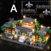 Miniature Building Blocks of Classical Gardens In Suzhou, China, Architectural Models, Large Houses, Collection Ornaments