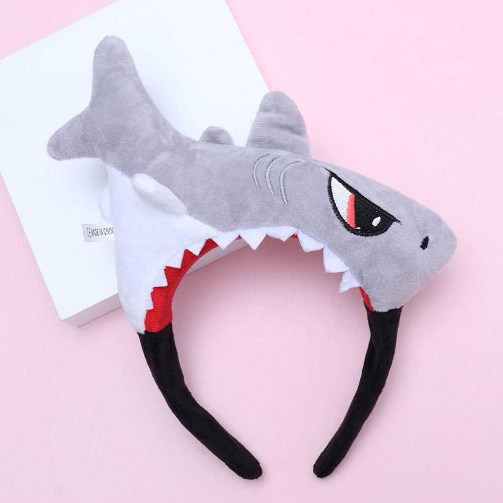 Праздничные сувениры для взрослых и детей, повязки на голову с акулами, повязка для волос с акулой, аксессуары для волос, повязки на голову для женщин