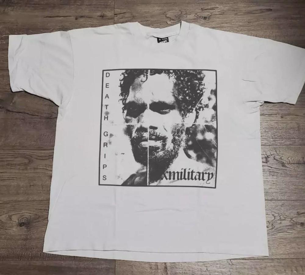 Death Grips Exmilitary Классическая футболка Полный размер S-5XL Унисекс футболка