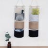 Wall Mounted Home Space-saving Hanging Geometric Organizer Sundries Holder Storage Bags