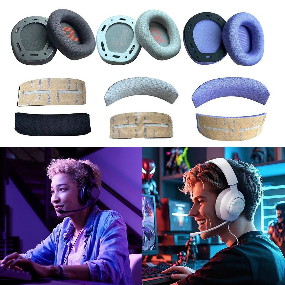 1 пара мягких амбушюр, сменные накладки на наушники для JBL QUANTUM Q100 M2, аксессуары