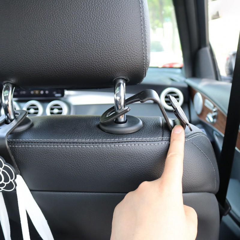 Крючок для автомобильного сиденья Вешалка Camellia Органайзер Крючки Сумка Маски Универсальные автомобильные аксессуары Кабели передачи данных Хранение