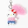 Repipi Plush Keychain Hello Kitty Leopard Black Pendant cartoon dark skin fluffy Kitty cat heart Stuffed KeyChain