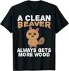 Футболка унисекс Dirty Funny Clean Beaver Wood