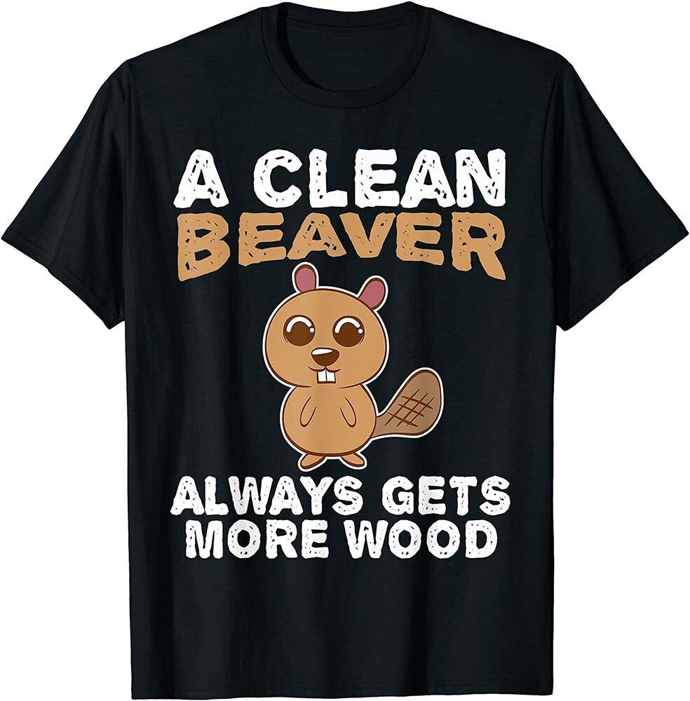 Футболка унисекс Dirty Funny Clean Beaver Wood