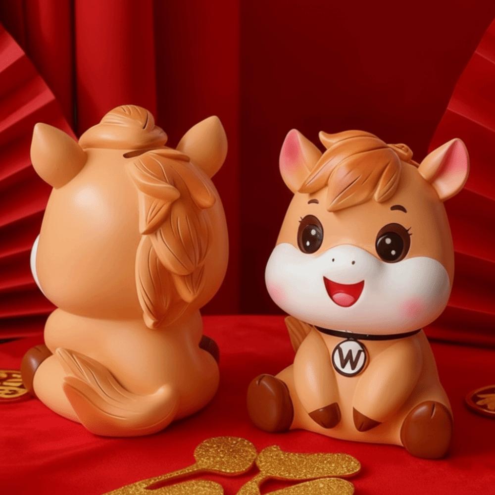 Анти-падение Копилка Год Лошади Декоративная Копилка-Лошадь Украшение Дети/Дети