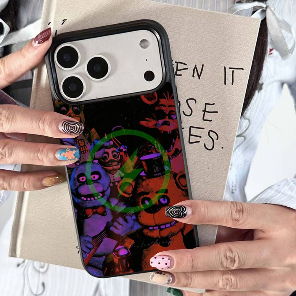 W-Fnaf-e-Fives-nights-At-Freddys Для Magsafe Беспроводная зарядка Чехол Для iPhone 17 16 15 14 13 12 11 15 Pro Max Магнитная крышка