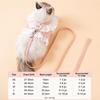 Breathable Material Harness And Leash Set Adjustable Straps Puppy Kitten Harness  Tiny Pets