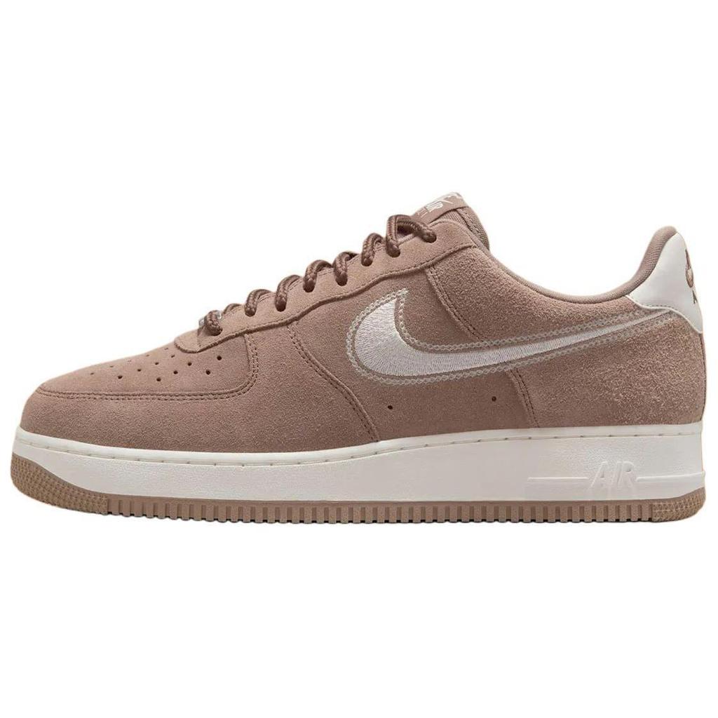 Nike Air Force 1 '07 LV8 'Вышитый Swoosh - Коричневый норковый' (унисекс) Коричневый норка / Парусные скейтбордические кроссовки HJ4465 200