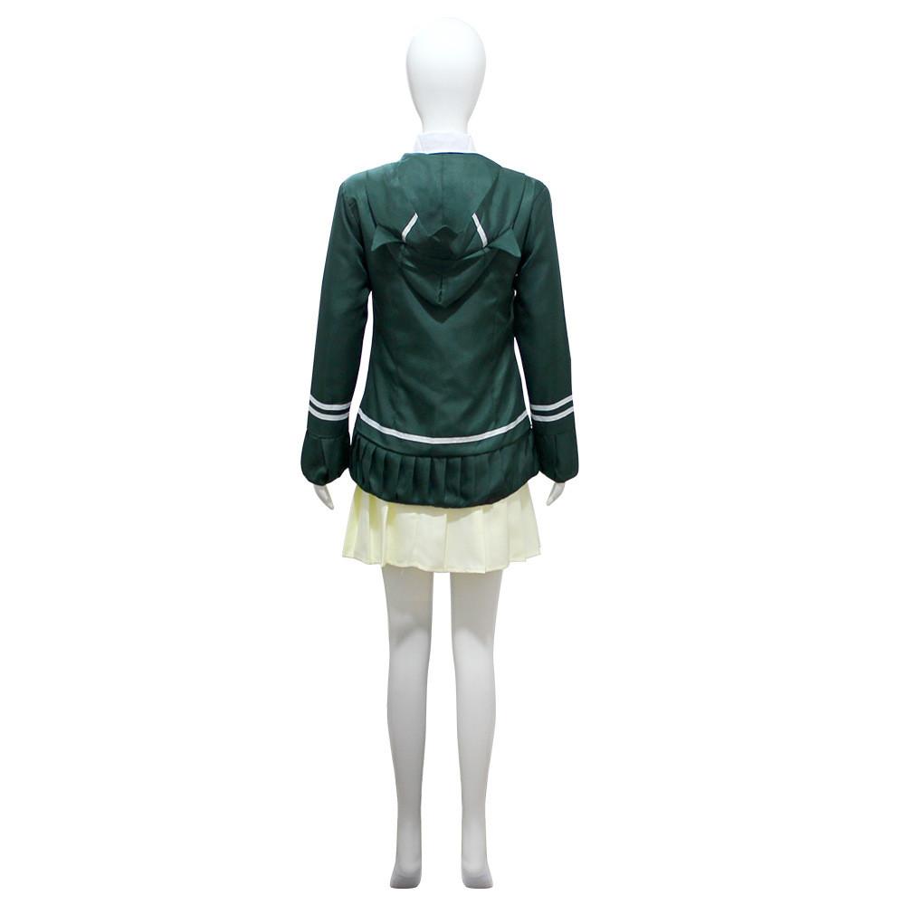 Косплей-костюм Нанами Чиаки из Danganronpa со смесовой полиэфирной тканью для мероприятий по ролевым играм на аниме-тематику