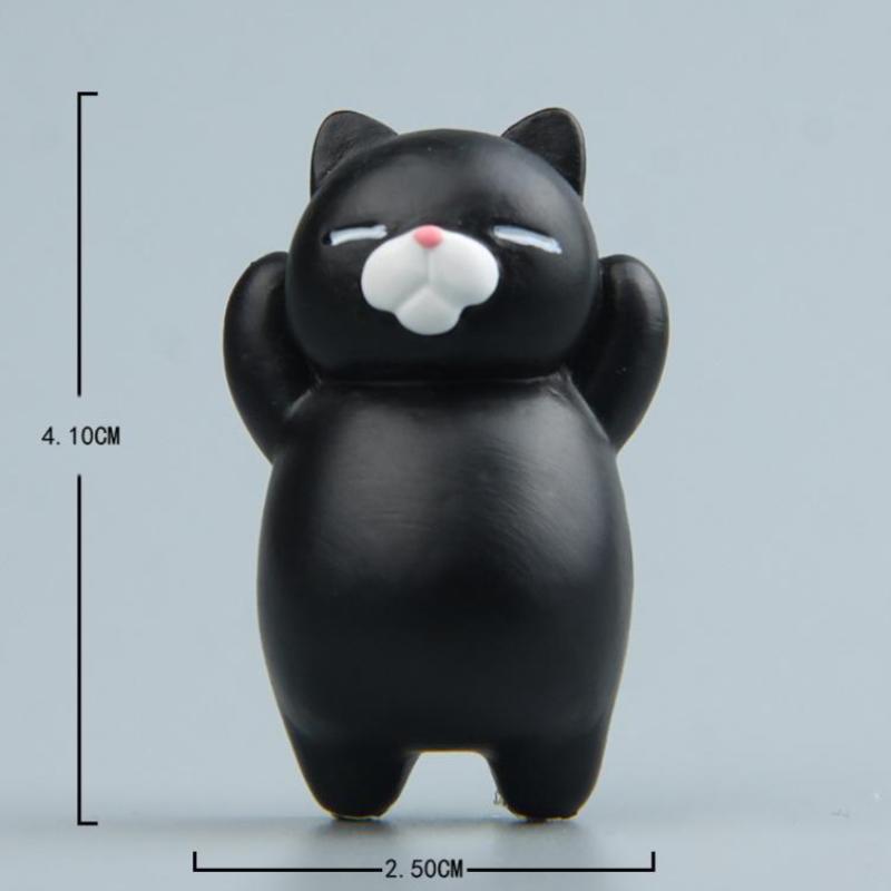 1 Мультяшный кот Креативный 3D Магнит на холодильник, Декоративный магнит на холодильник, Украшение для кухни и дома