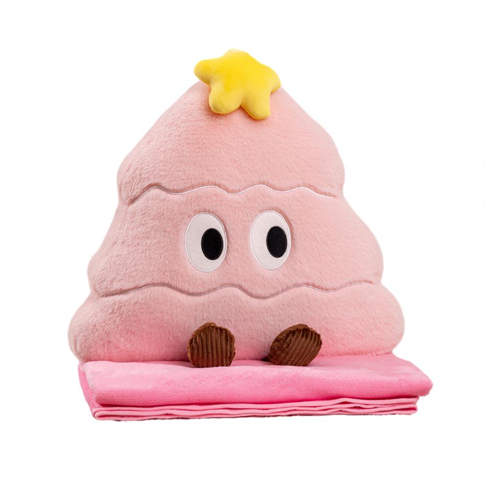 Christmas Tree Plush Pillow Blanket Cartoon Tree Shape Throw Pillow Stuffed Plushie Hugging Cushion Living Room Decoration