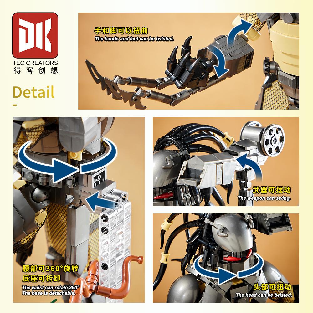 Ксеноморф и Хищники Игрушка Лего Строительные блоки Чужой против. Фигурка Хищника Игрушки Модели Персонажей Яутжа и Чужого для Подарков