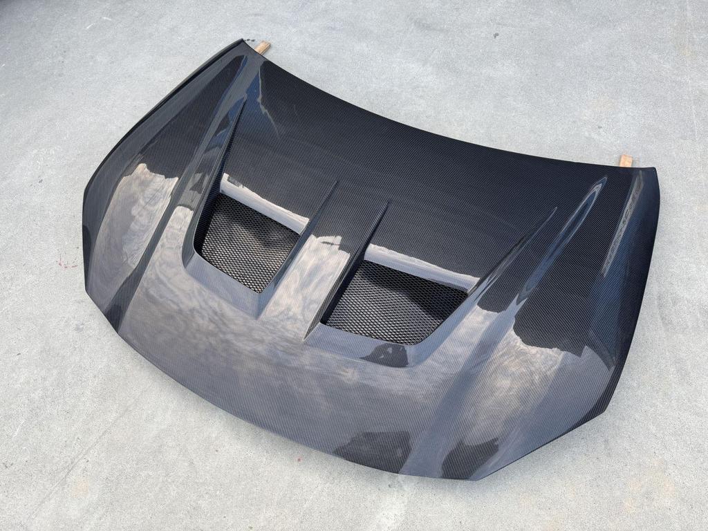 Toyota GR86/BRZ Dual Hole Carbon Fiber Hood with High-Quality Engine Cover