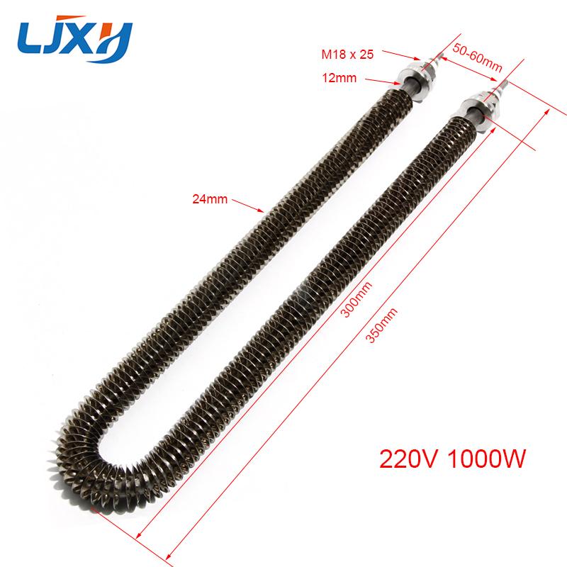 LJXH Finned Tubular Heater U Type Air Heating Element 201SS 304SS 0.8KW 1KW 1.2KW 1.5KW 2KW