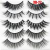 Mixed Styles Full Strips Wispy Fluffy Hair Crisscross Extension Tools False Eyelashes 3D Mink Hair