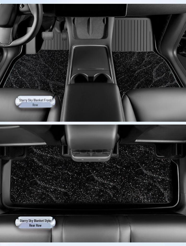 Подходит для Tesla Model Y/3: Премиальные TPE коврики для пола и аксессуары для модификации автомобиля.