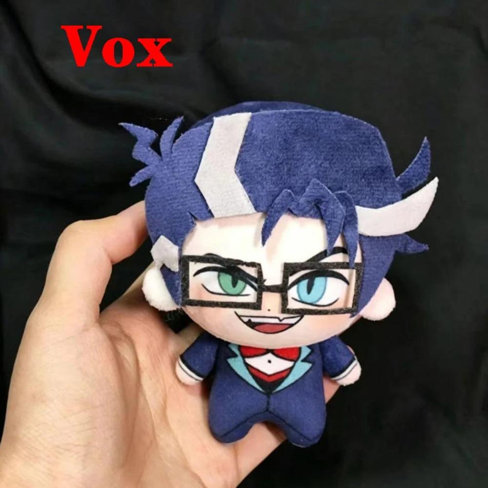Новейшие 10 см Плюшевые Косплей Аниме Отель Хазбин Персонаж 3V Vox Аластор Плюшевые Игрушки Брелок Подвеска для Сумки Аниме Плюшевая Кукла